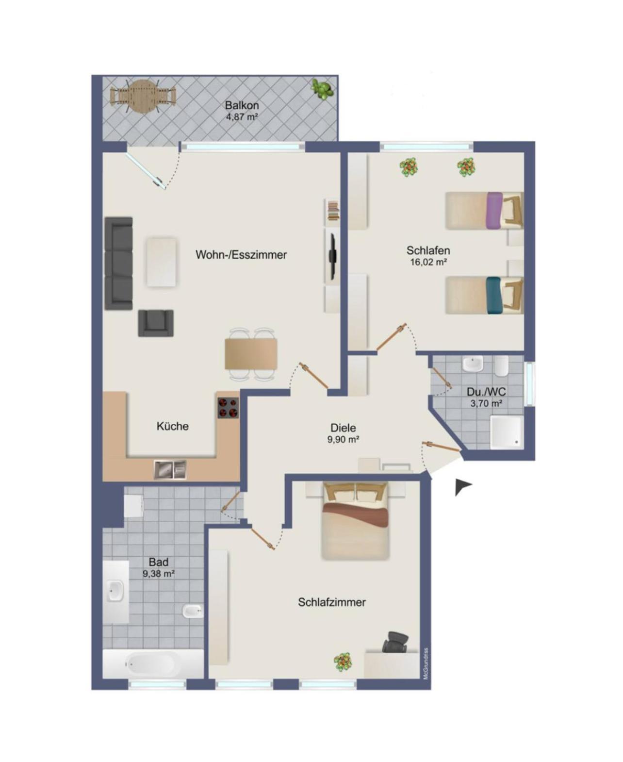 Pottapartments - Mit Balkon Und Kueche - Familienfreundlich Herne Εξωτερικό φωτογραφία